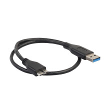Szupergyors USB3.0A-MicroB-kábel külső merevlemezhez és merevlemezhez