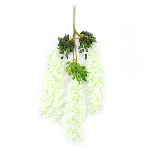 Wisteria Flower Garland Artificial 6 pcs 1