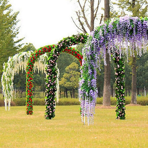 Wisteria Flower Garland Artificial 6 pcs 2