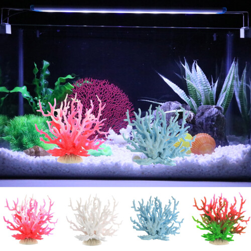 Coral Decoration Artificial Aquarium Ornament 1 Piece 1