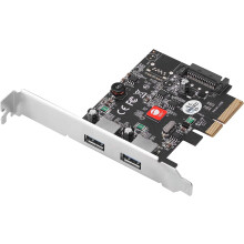 USB 3.1 Gen 2 PCIe扩展卡 2端口 10Gbps