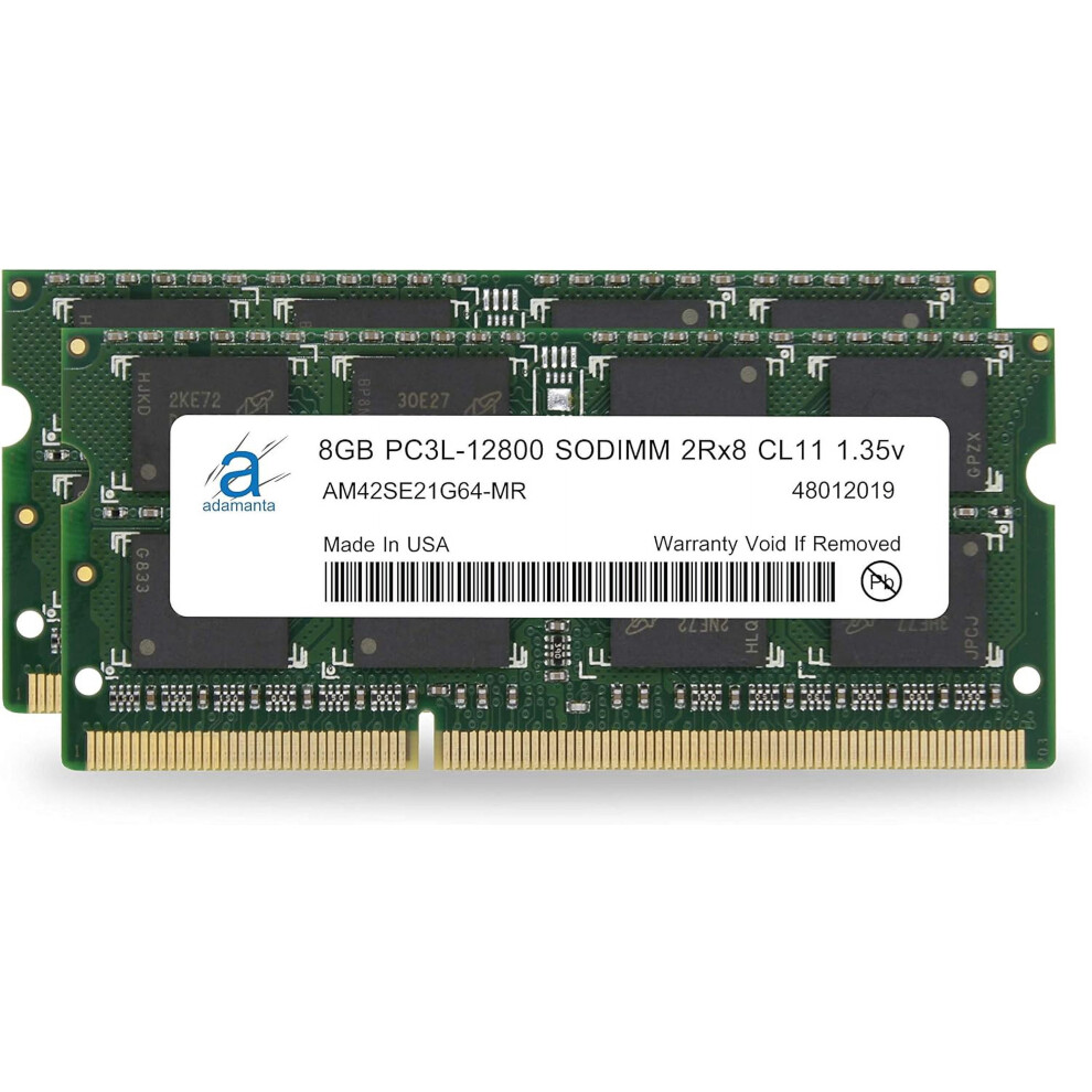 Laptop Ram Ddr3l 1600Mhz 16Gb (2X8gb) Sodimm 917087559843