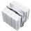 Ψύκτρα αέρα CPU διπλού πύργου Silver Soul110White, σωλήνες θερμότητας 5x6mm, ανεμιστήρας TL-B9W 1