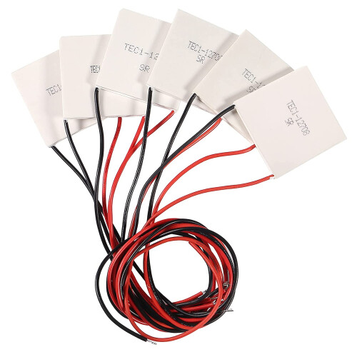 TEC1-12708 Peltier Cooler Module 40x40mm 6 pcs