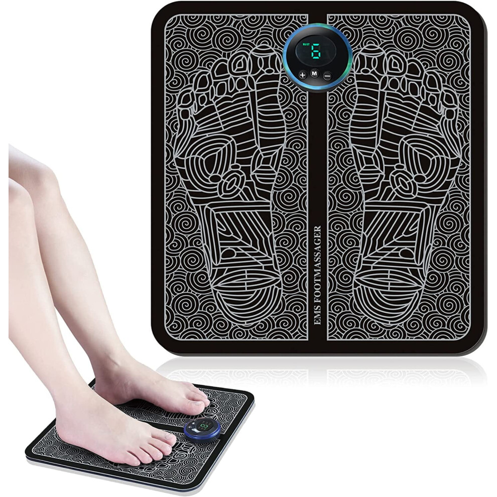 EMS foot massager mat for circulation and pain relief