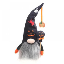Lighted Halloween Gnome Plush Decor 2 PCS