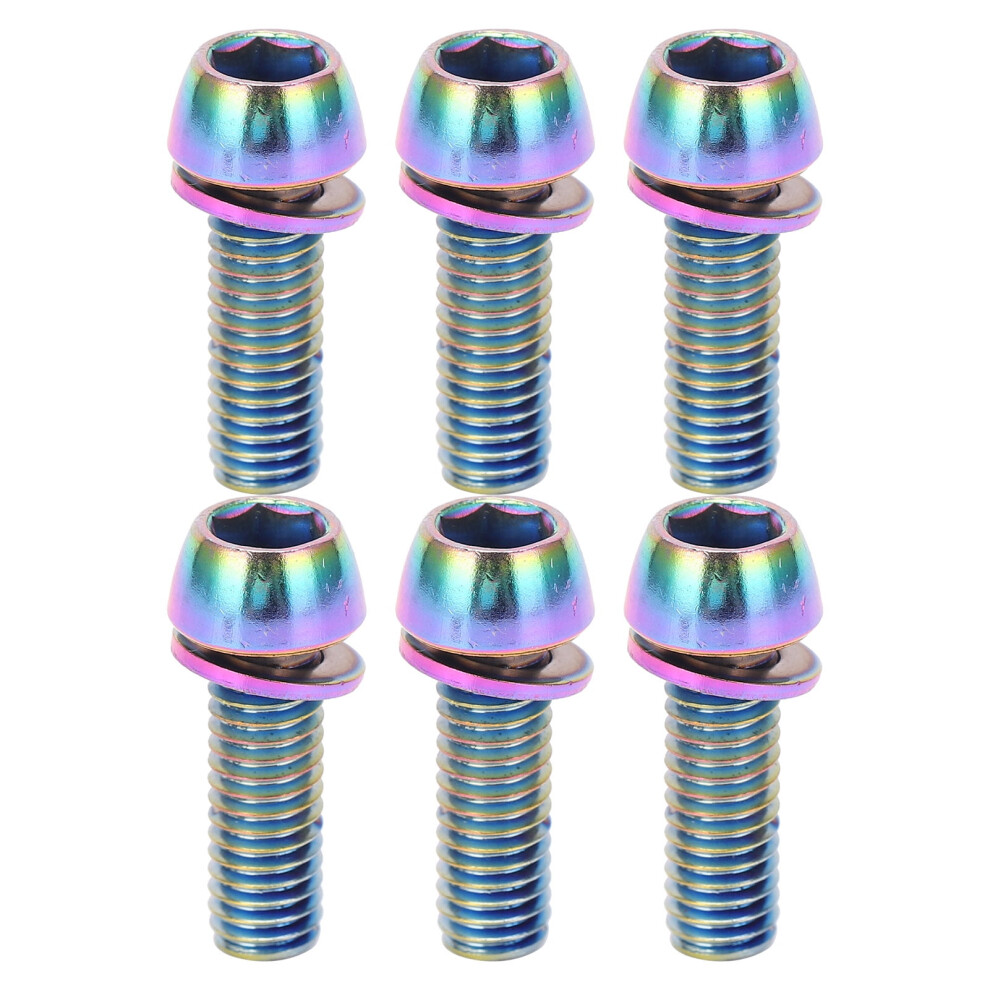 Krsct Stainless Steel Bike Stem Screws With Washers 6 Pcs 917087564175