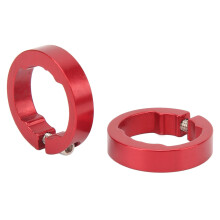 Bike Grip Clamping Rings Aluminum Alloy 22.2mm 2Pcs