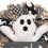 Halloween ghost wreath front door decor 1 piece 6
