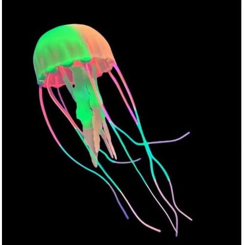 Artificial Jellyfish Ornament Silicone 3 pcs