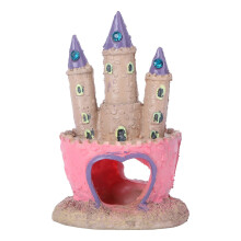 Aquarium Castle Decoration Resin Betta Cave 1pc