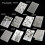 Embossing Folders Plastic Flower Templates 5 pcs 1