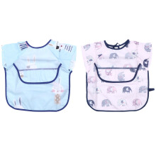 Kids Bibs Cartoon Waterproof Dining Apron for Toddlers 2-4