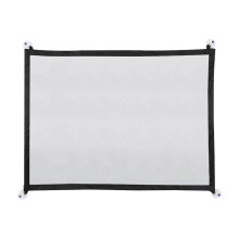 Baby Safety Gate Portable No-Drill Black 1 Pc