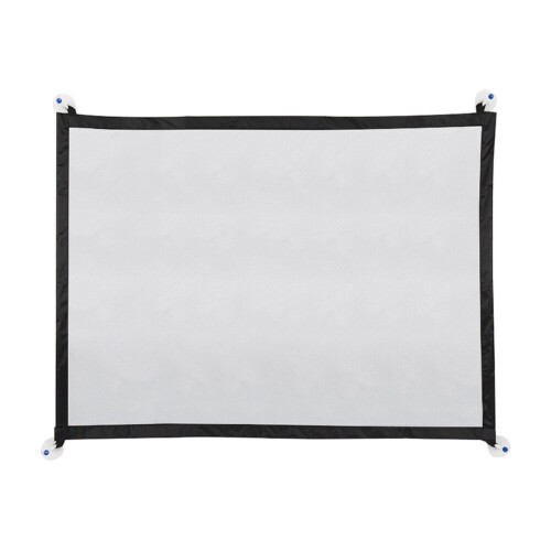 Baby Safety Gate Portable No-Drill Black 1 Pc