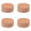 Wood Trombone Spit Pads Khaki 4 pcs 1