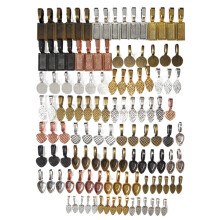 Glue-On Bails for Jewelry Making Alloy 240 Pcs