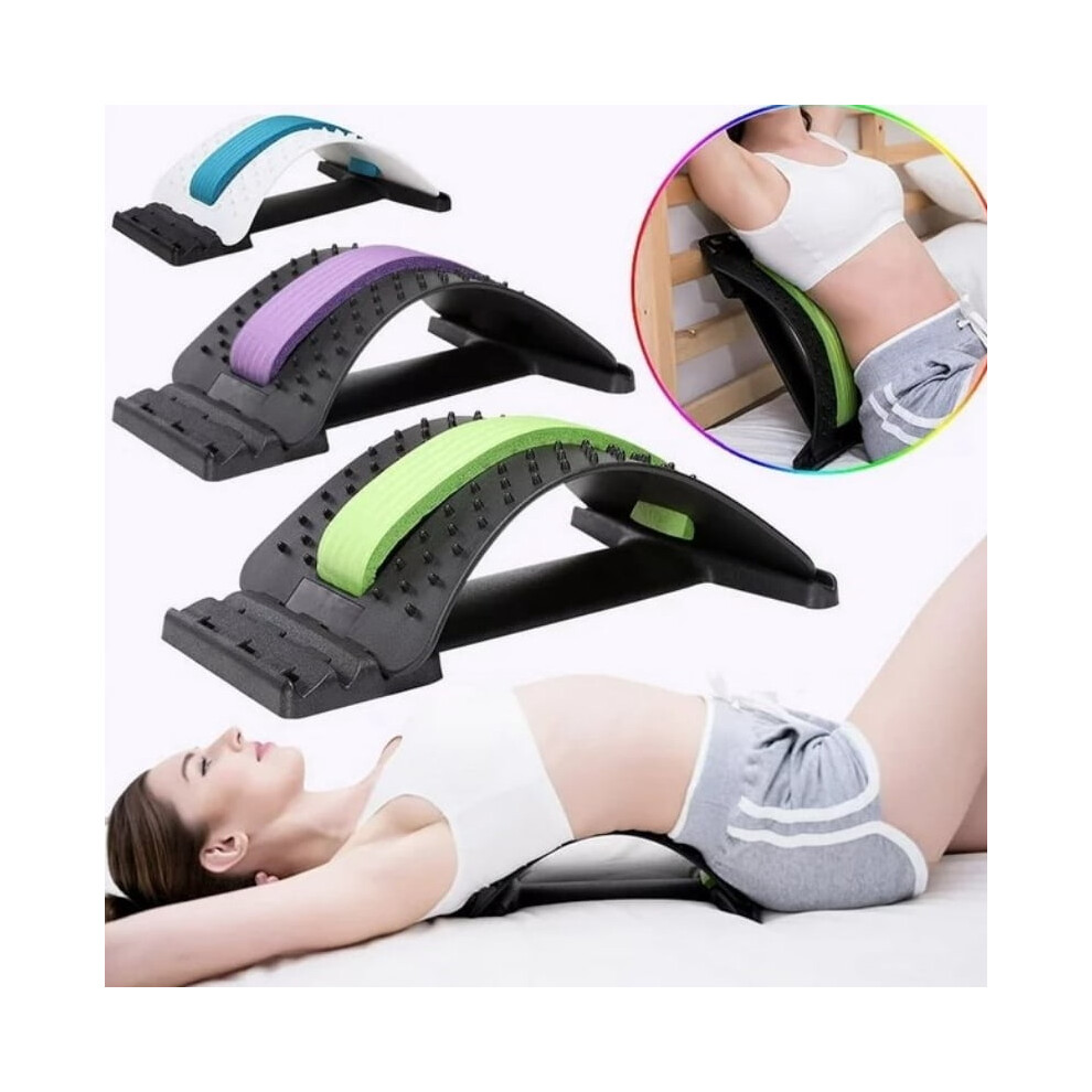 Back Stretcher Massager Adjustable Lumbar and Cervical