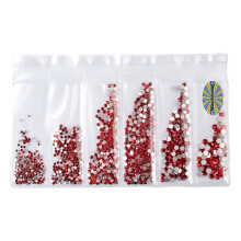 Dental rhinestones red crystal tooth gems 10 pieces