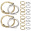 Jewelry Bead Frames Round Double Hole 40pcs 1