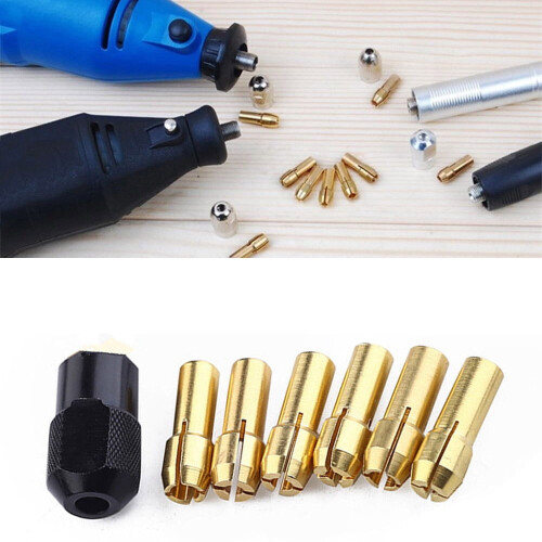 Brass Drill Chuck Set 1-3.2mm 7 Pieces 1