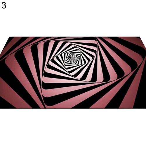 Leaveforme 3D vortex illusion rug polyester 100x150cm 2