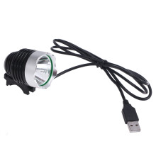 USB LED bike headlight waterproof front light 1 pack