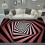 Leaveforme 3D vortex illusion rug polyester 100x150cm 7