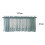 Welling kitchen curtain valance polyester lace floral 6