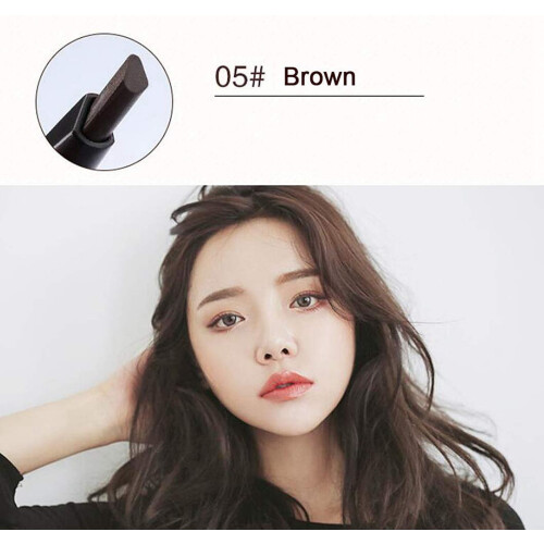 Waterproof Eyebrow Pen Brown with Brush 1pc 1