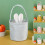 Easter bunny bags burlap jute 4 pack 7