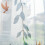 Xubond sheer curtain fabric in blue, 1 panel 3