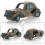 Aquarium Resin Hiding Cave Decor - Broken Car Style 6