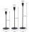 White Candle Holders for Table Centerpiece, 6PCS, Fits 3/4 2