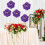Crepe Paper Flowers for Wedding Backdrop 3 PCS 3