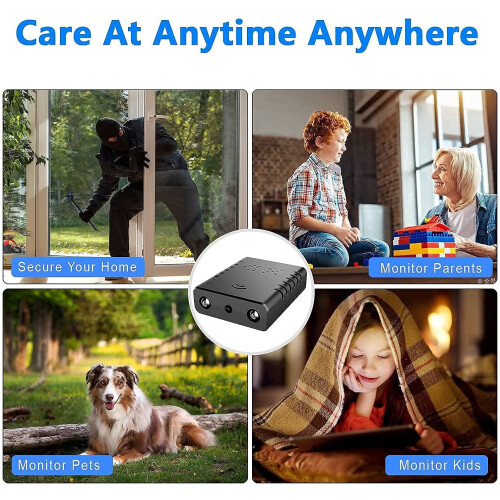 IP Wi-Fi Security Camera 1080p HD Night Vision Black 1