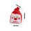 Christmas gift bags knitted red small reusable 3
