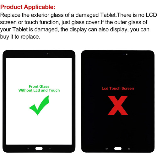 Front Screen Glass Replacement for Samsung Galaxy Tab S4 2