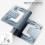 Tablet Stand Aluminum Alloy Adjustable Foldable for iPad 3