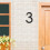 Moderne metalhusnumre, sorte, 13 cm 5