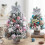 Christmas Tree Decoration Gold 18 Inch Desktop Simulation 6
