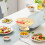 Fruit Bowl Pedestal Tray Kitchen Dining Salad Bread 4