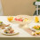 Fruit Bowl Pedestal Tray Kitchen Dining Salad Bread 6