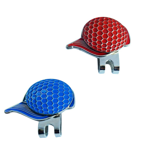 Magnetic Ball Marker Alloy Hat Clip 2 pcs 1