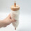 Wooden Drop Spindle Kit with Wool Top for Beginners 7