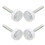 Baby Gate Spindle Rods Threaded 4 pcs 5