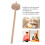 Wooden Drop Spindle Top Whorl for Yarn Making 5