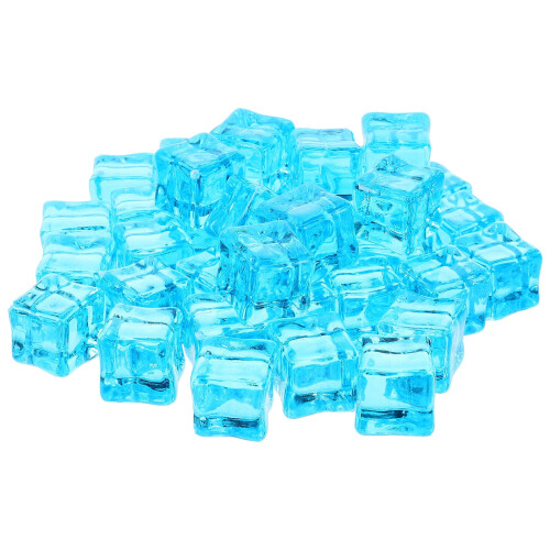 Reusable Plastic Ice Cube Squares 50 pcs 2