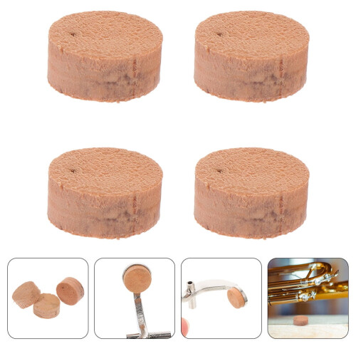 Wood Trombone Spit Pads Khaki 4 pcs 1