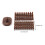 Lettersjablonen van plastic, alfabetstempels, 2 sets 5